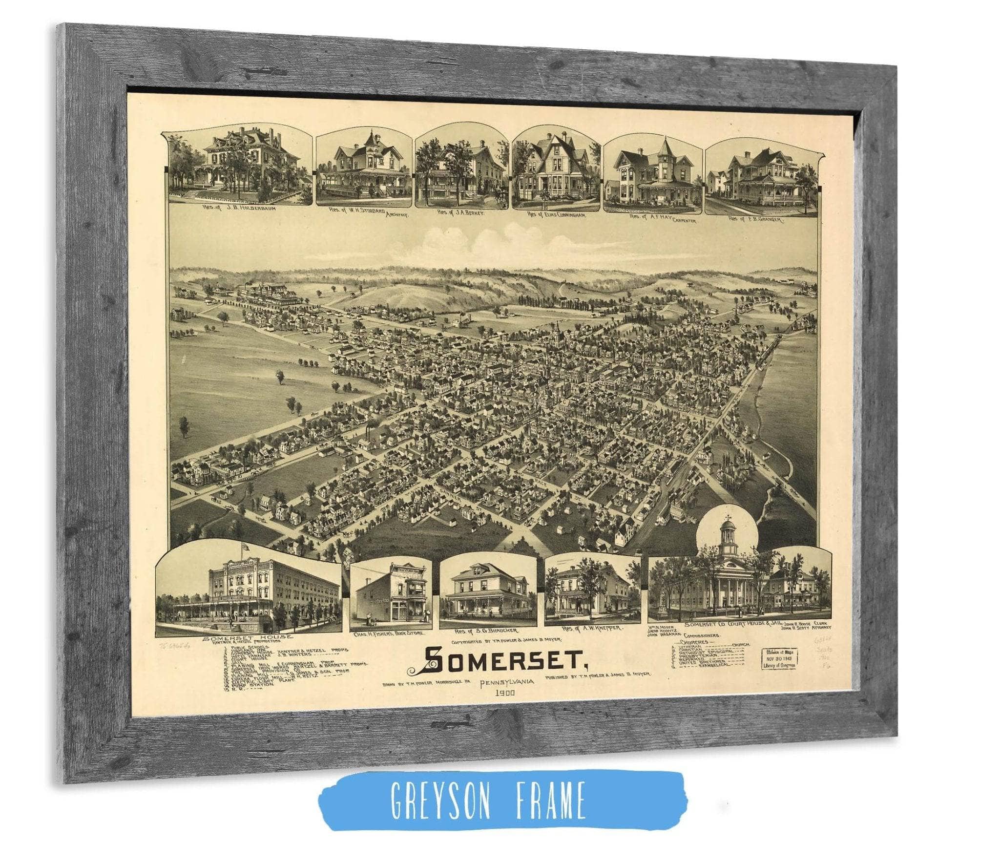 Somerset Pennsylvania 1900 State of Pennsylvania - Image 6