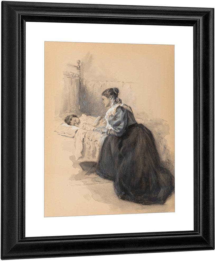 Sometime Poem Illustration 1896 By Alice Barber Stephens - Image 3
