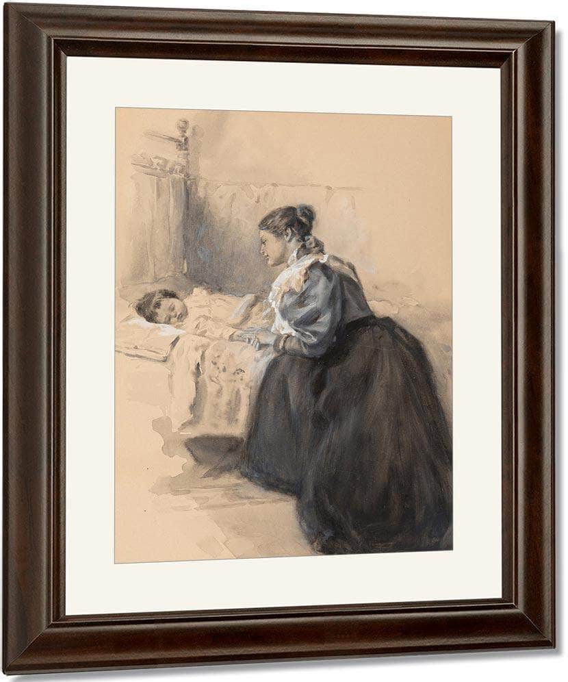 Sometime Poem Illustration 1896 By Alice Barber Stephens - Image 4