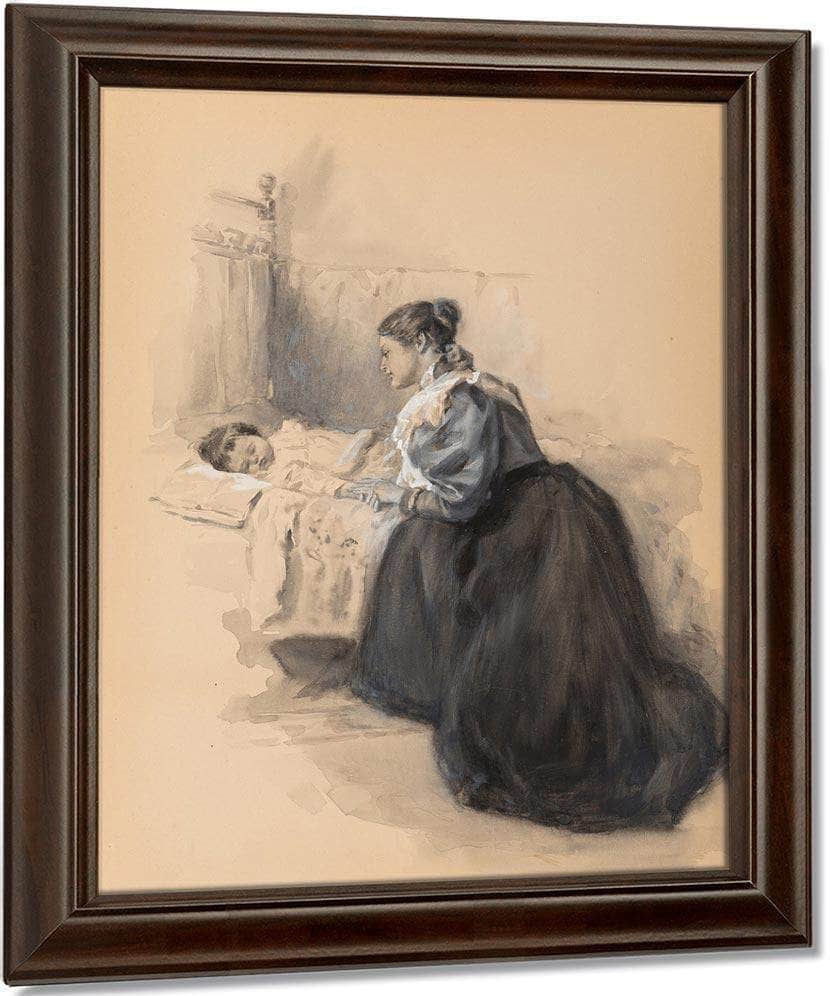 Sometime Poem Illustration 1896 By Alice Barber Stephens - Image 5