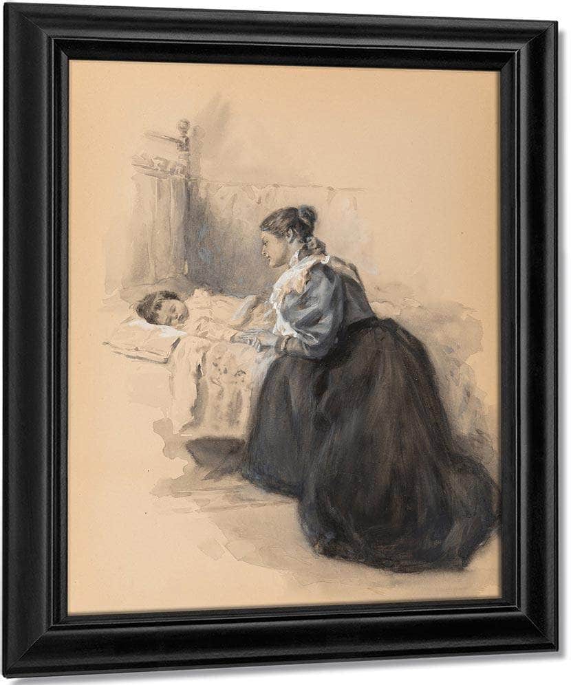 Sometime Poem Illustration 1896 By Alice Barber Stephens - Image 7