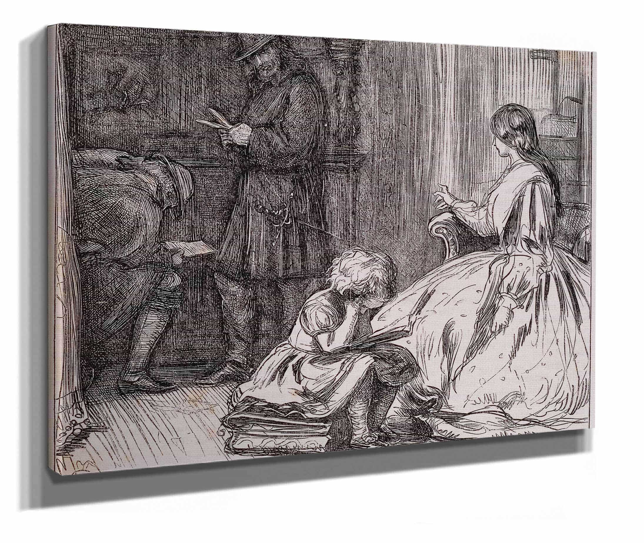 Son Christopher The Constables Breaks Into The House by Sir John Everett Millais - Image 2