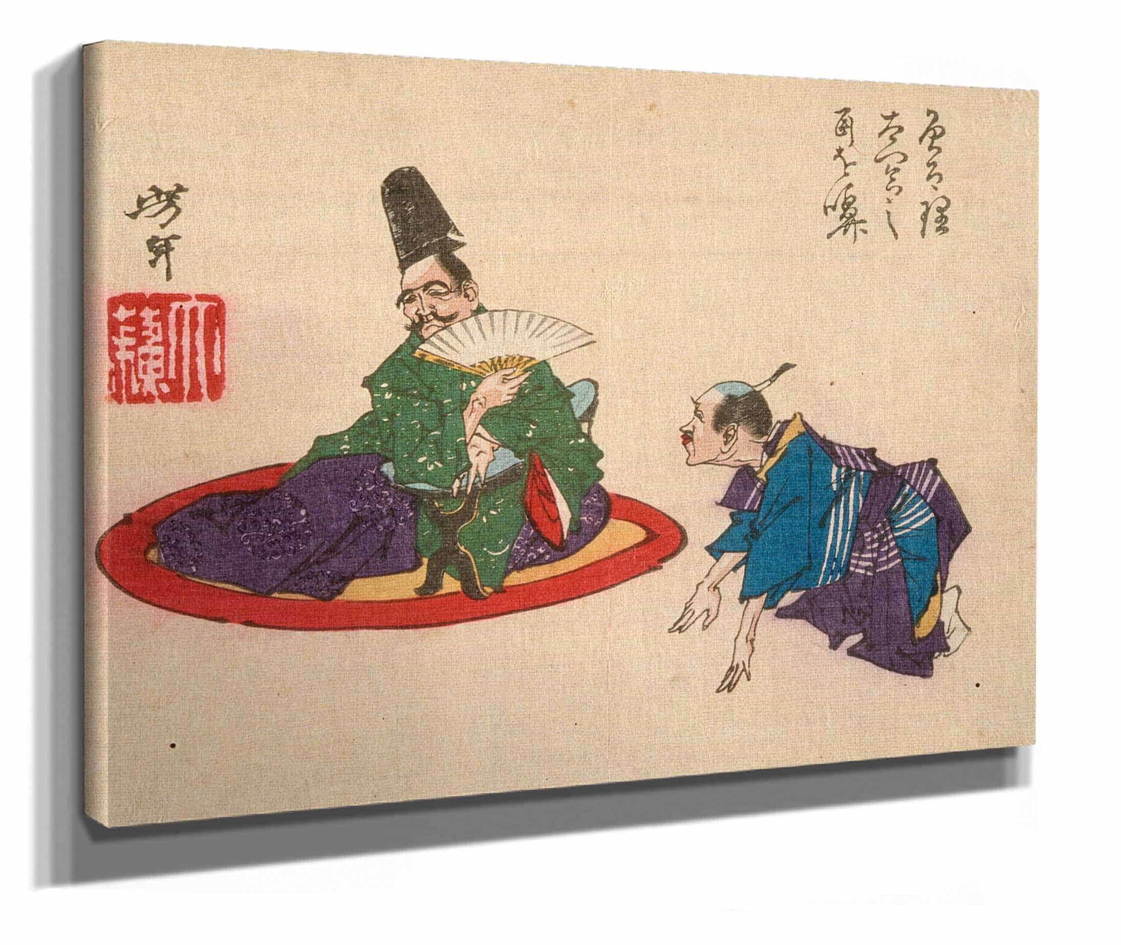 Sorori Shinzaemon And Hideyoshi by Tsukioka Yoshitoshi - Image 2