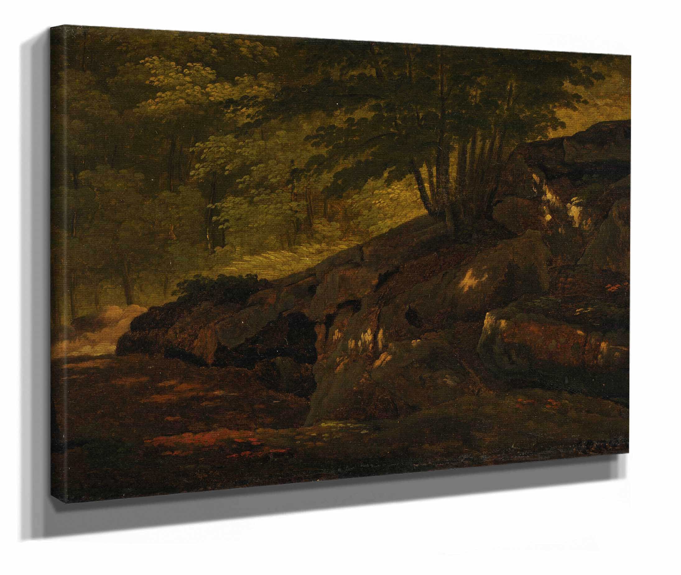 Sous Bois by Jean Baptiste Camille Corot - Image 5