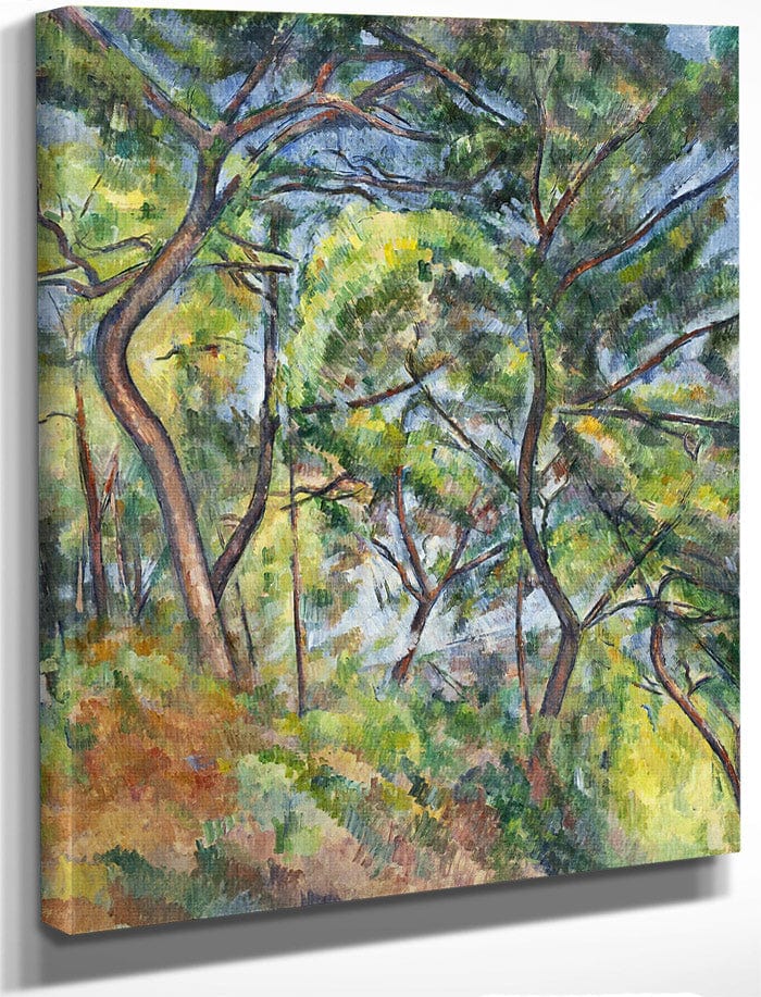 Sous Bois By Paul Cezanne
