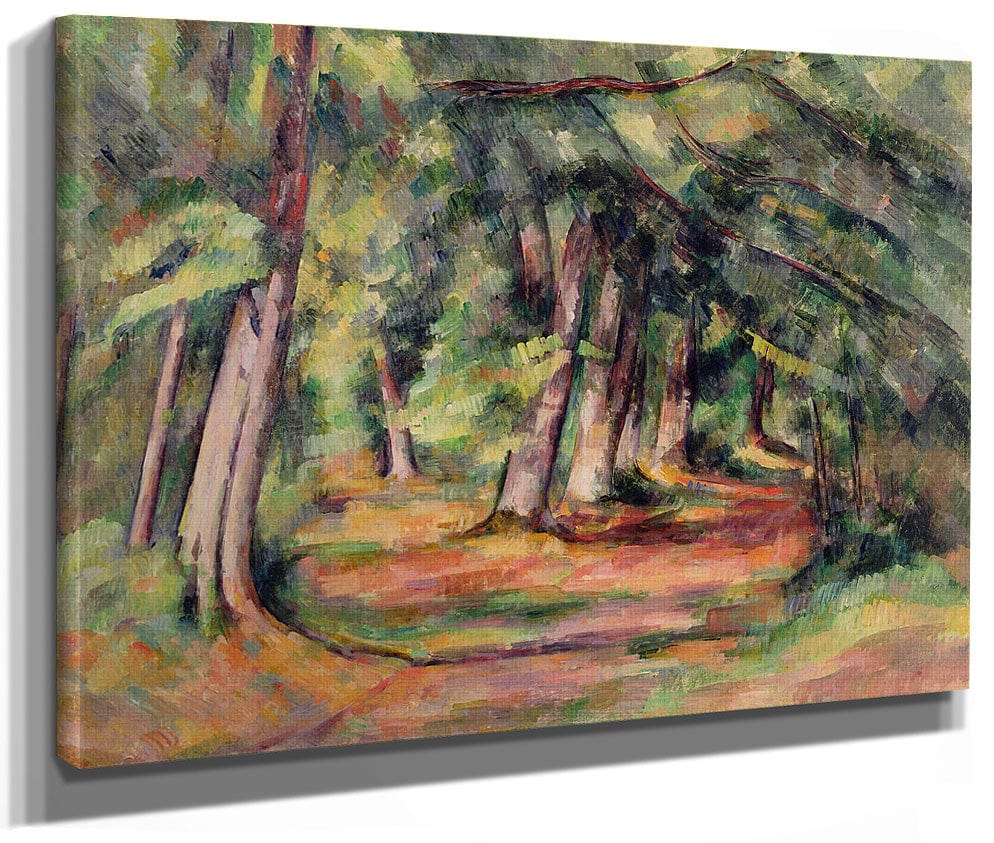 Sous Bois (Pres Du Jas De Bouffan) By Paul Cezanne