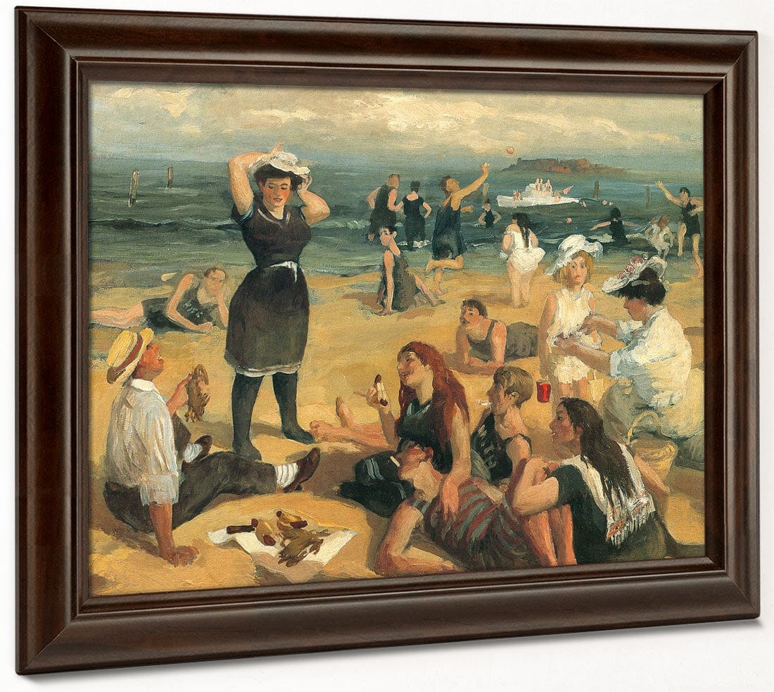 South Beach Bathers 1907 1908 By John Sloan - Image 6