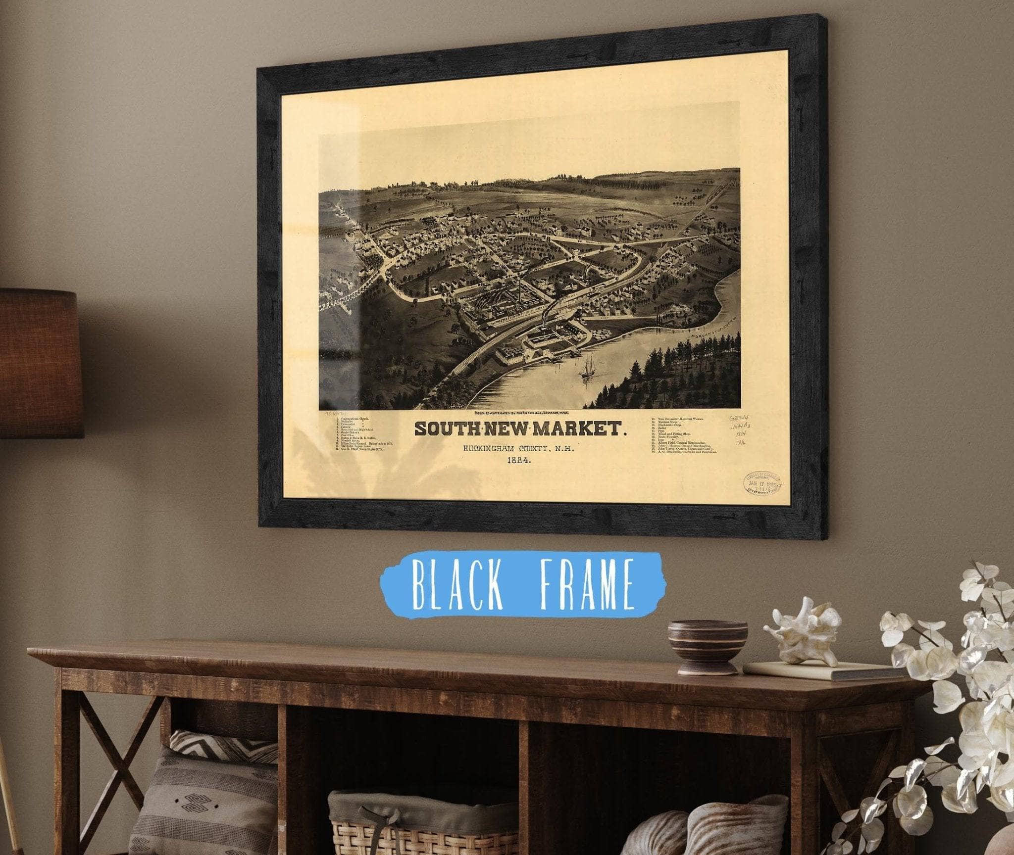 South New Market Rockingham County Nh 1884 State of New Hampshire - Image 2