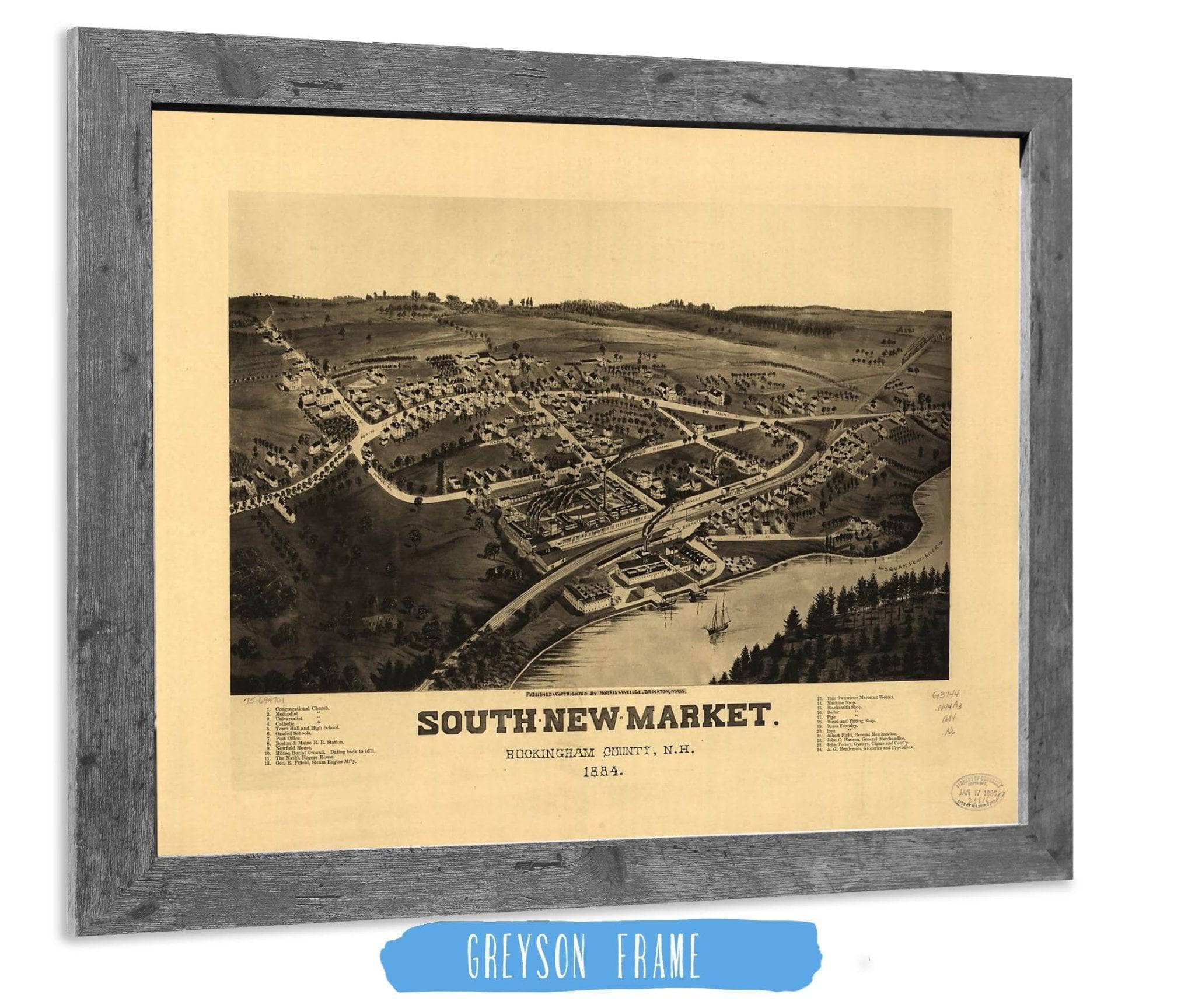 South New Market Rockingham County Nh 1884 State of New Hampshire - Image 6