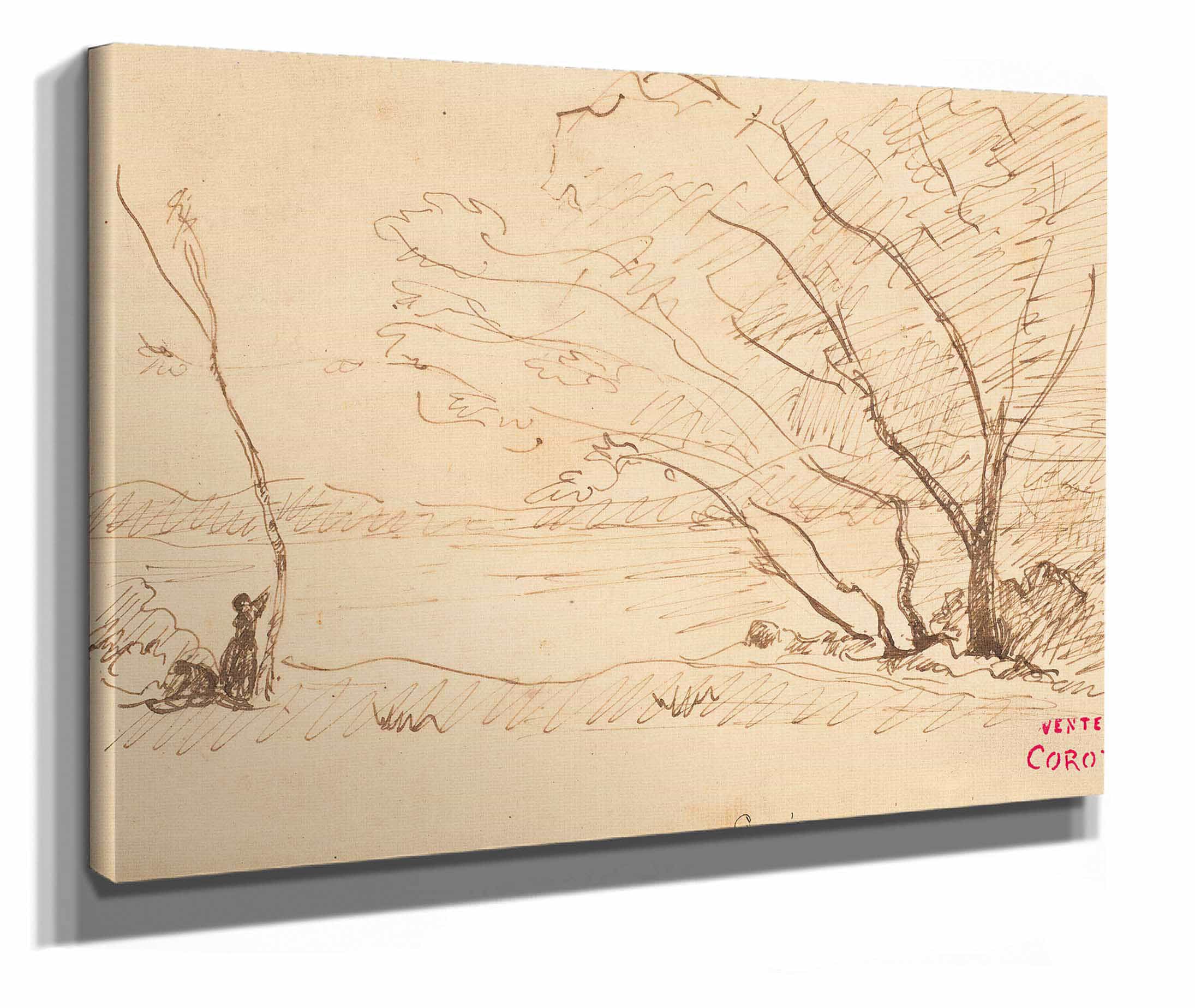 Souvenir De Mortefontaine by Jean Baptiste Camille Corot - Image 2