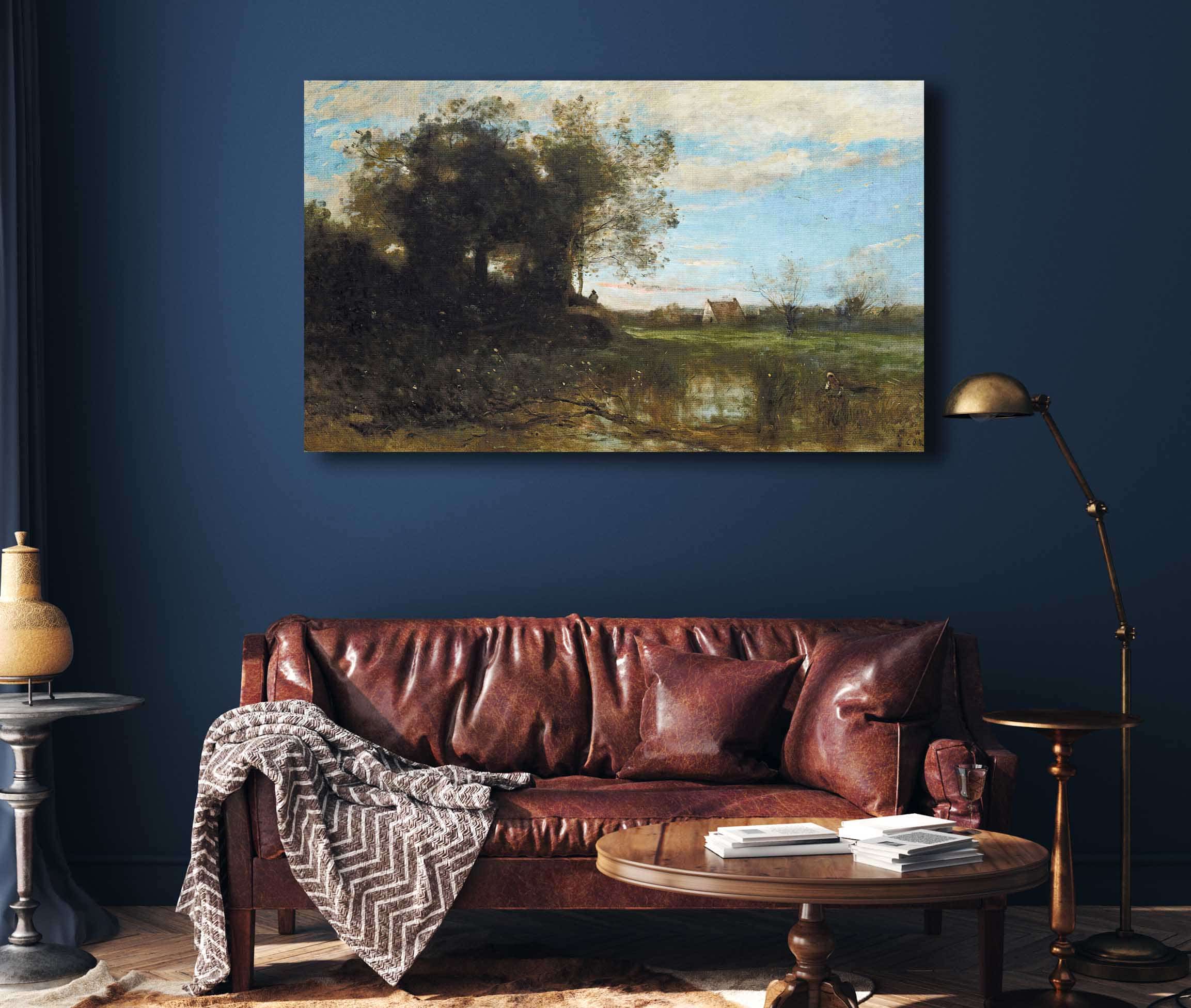 Souvenir Des Dunes De Dunkerque by Jean Baptiste Camille Corot - Image 4