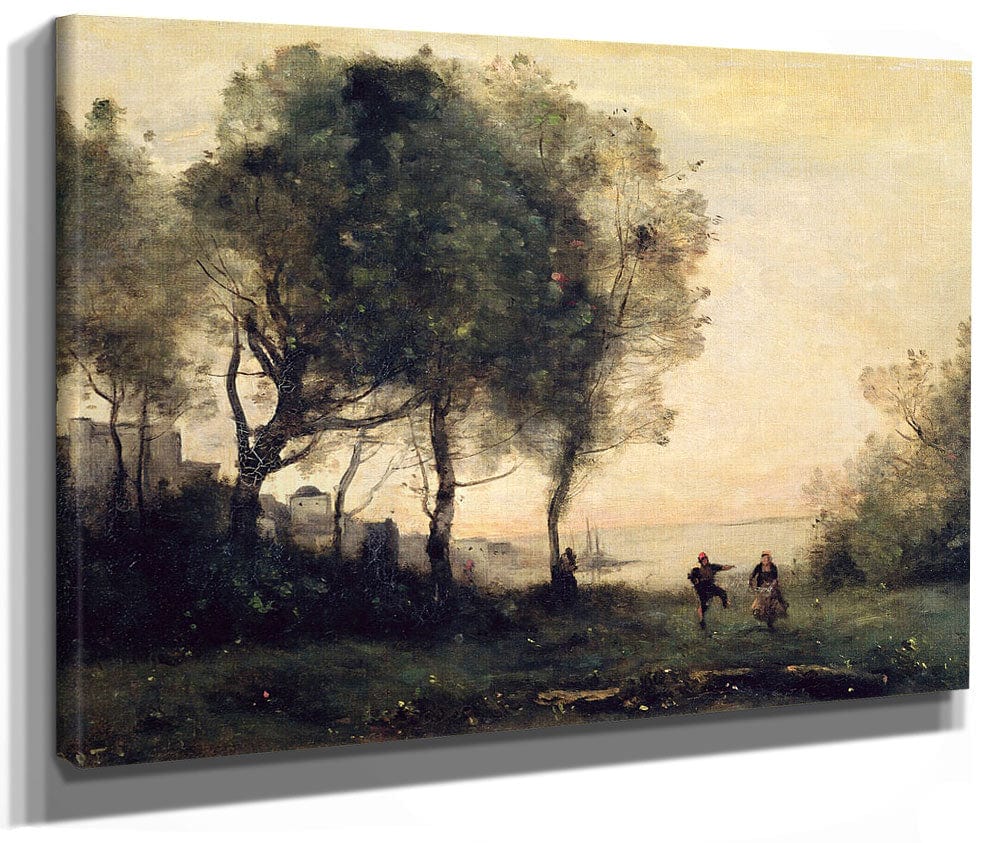 Souvenir Of Italy By Jean Baptiste Camille Corot