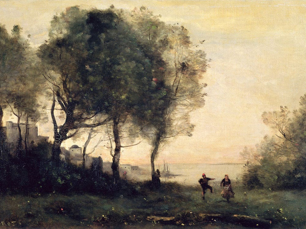 Souvenir Of Italy By Jean Baptiste Camille Corot - Image 7
