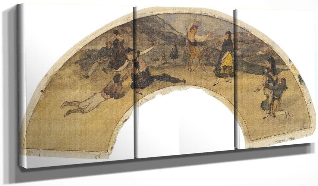 Spanish Dancers And Musicians By Edgar Degas