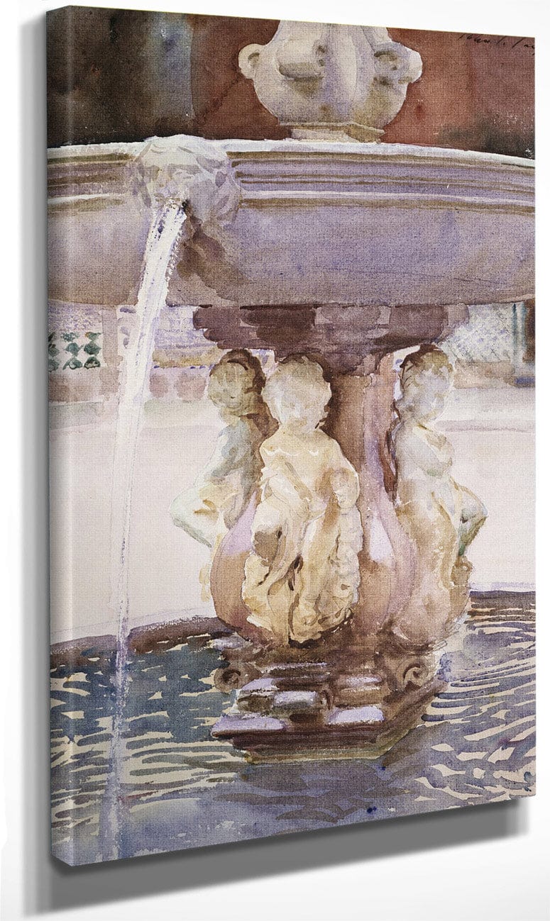 Spanish Fountain By John Singer Sargent
