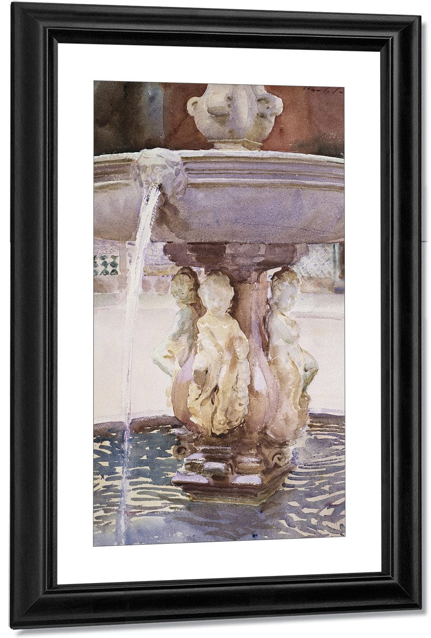 Spanish Fountain By John Singer Sargent - Image 3
