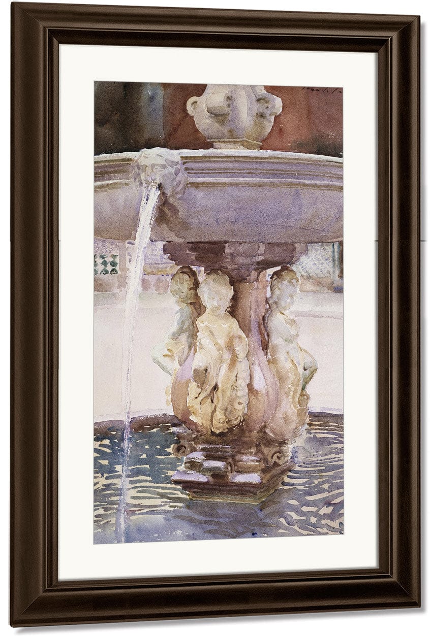 Spanish Fountain By John Singer Sargent - Image 4