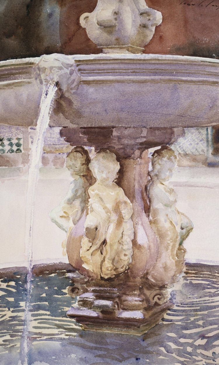 Spanish Fountain By John Singer Sargent - Image 6