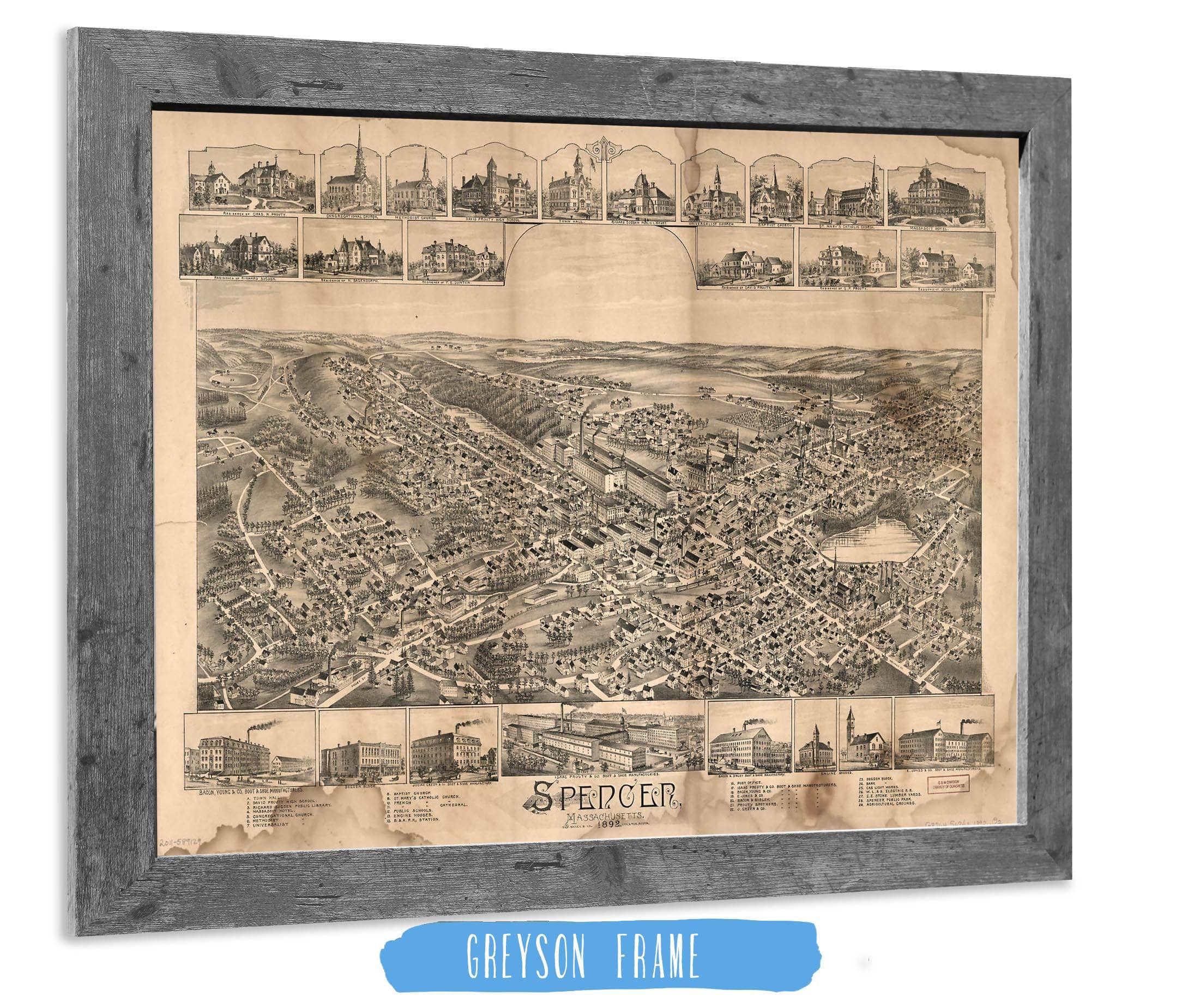 Spencer Massachusetts 1892 State of Massachusetts - Image 6