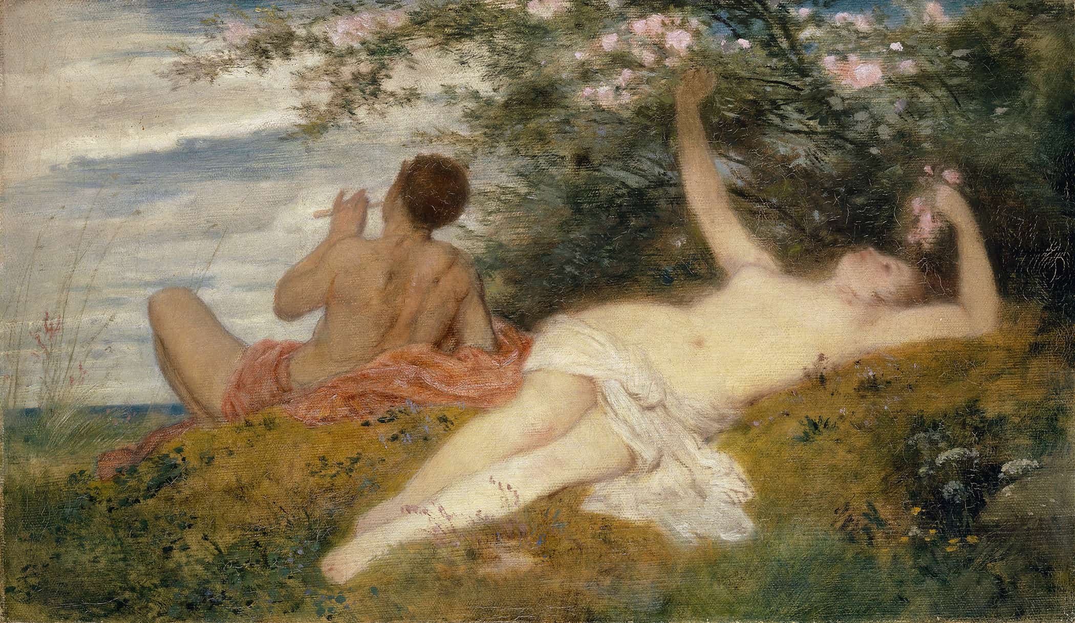 Spring by Arnold Bocklin - Image 2