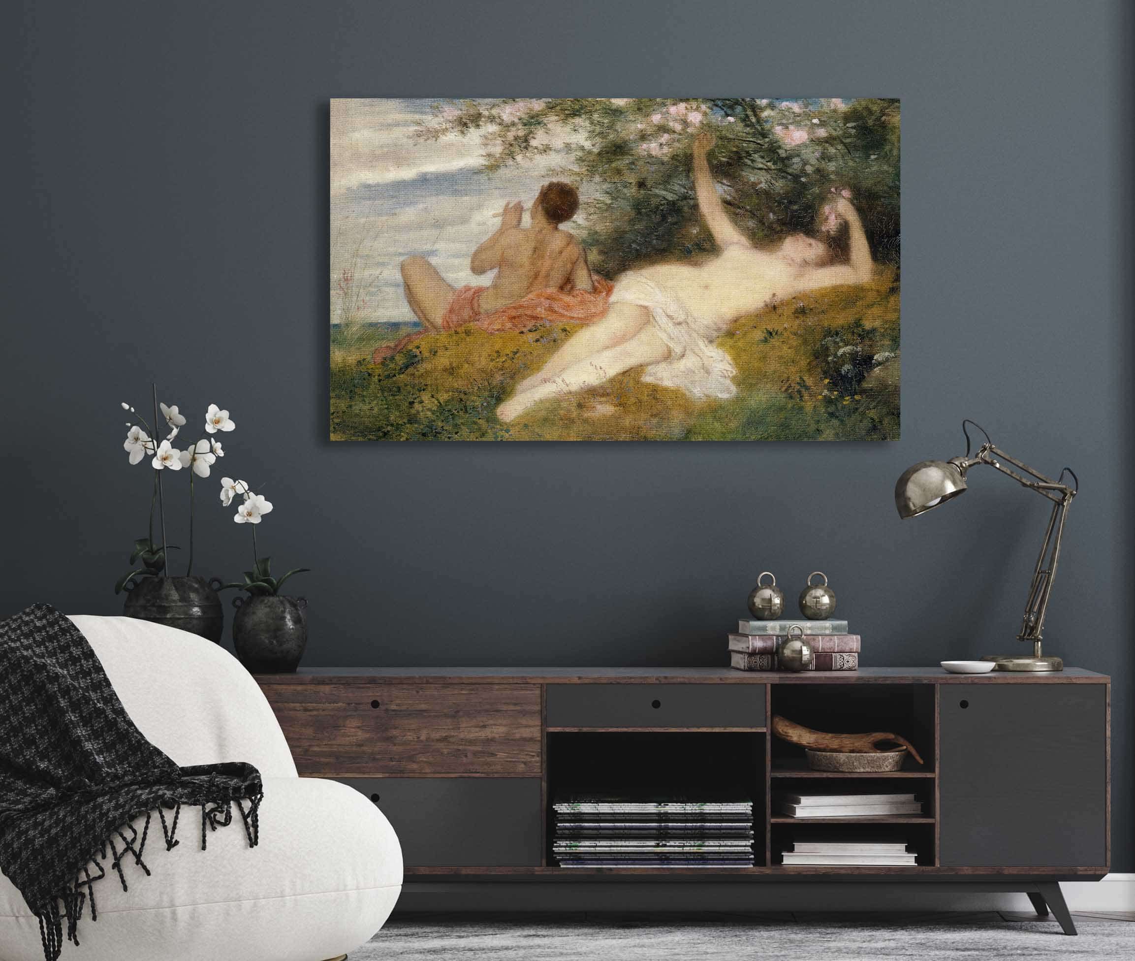 Spring by Arnold Bocklin - Image 5
