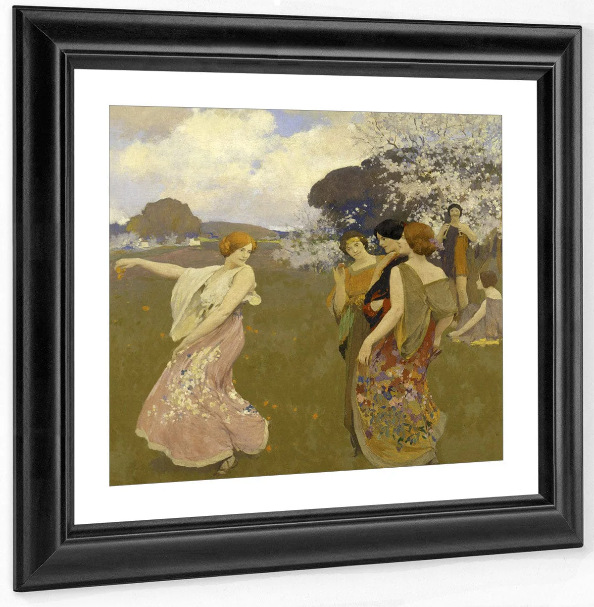 Spring Dance By Arthur Frank Mathews - Image 2