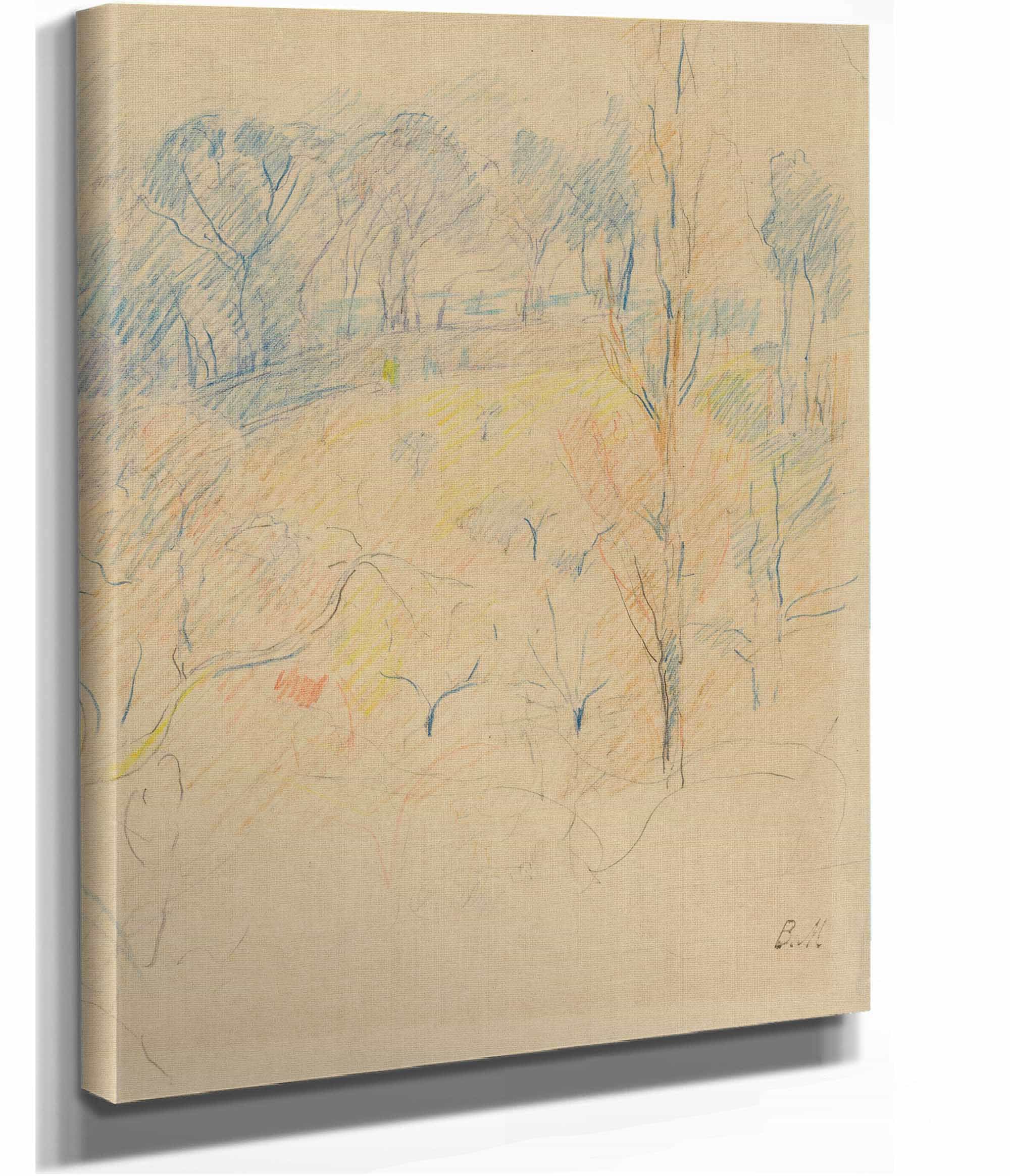 Spring Landscape by Berthe Morisot - Image 2