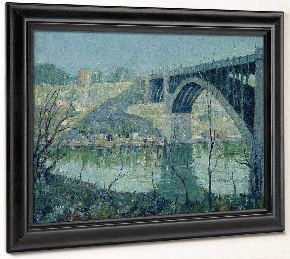 Spring Night, Harlem River I By Ernest Lawson - Image 6