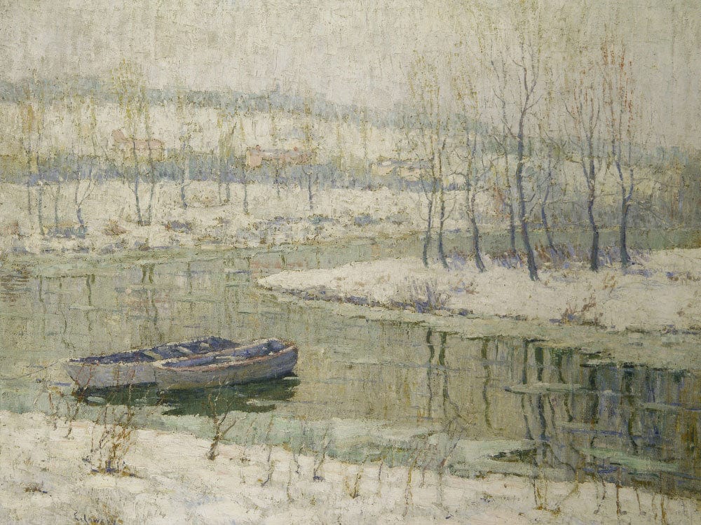 Spring Thaw By Ernest Lawson - Image 7