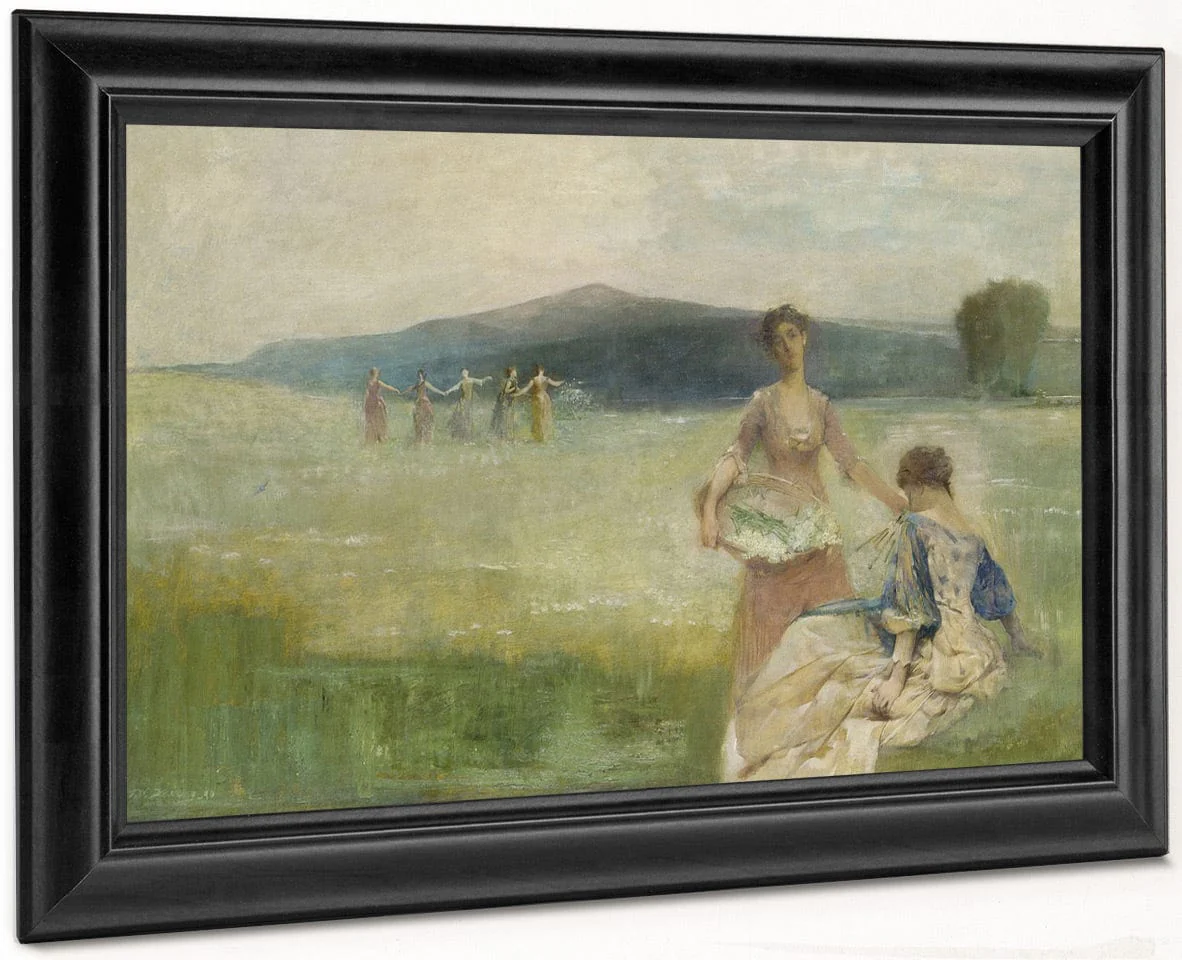 Spring By Thomas Wilmer Dewing - Image 8