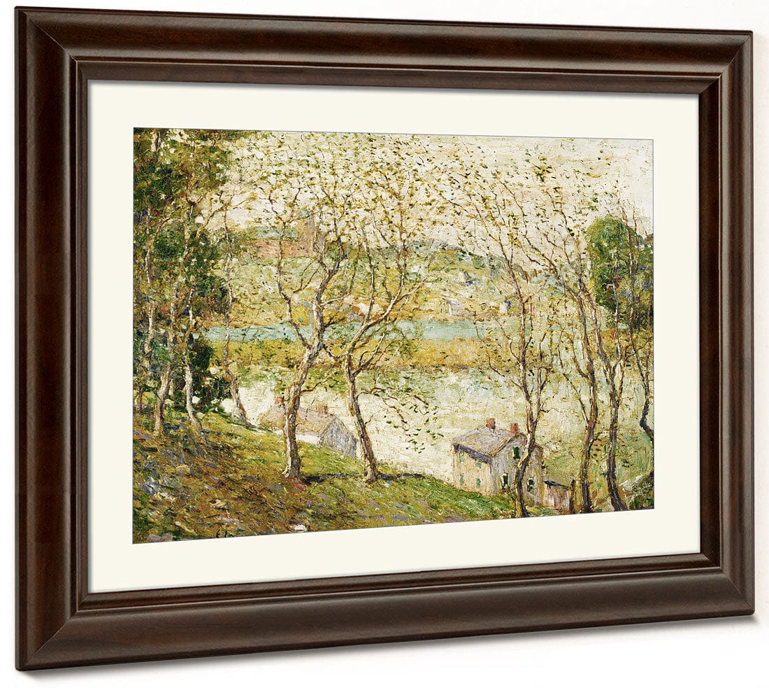 Springtime, Harlem River By Ernest Lawson - Image 3