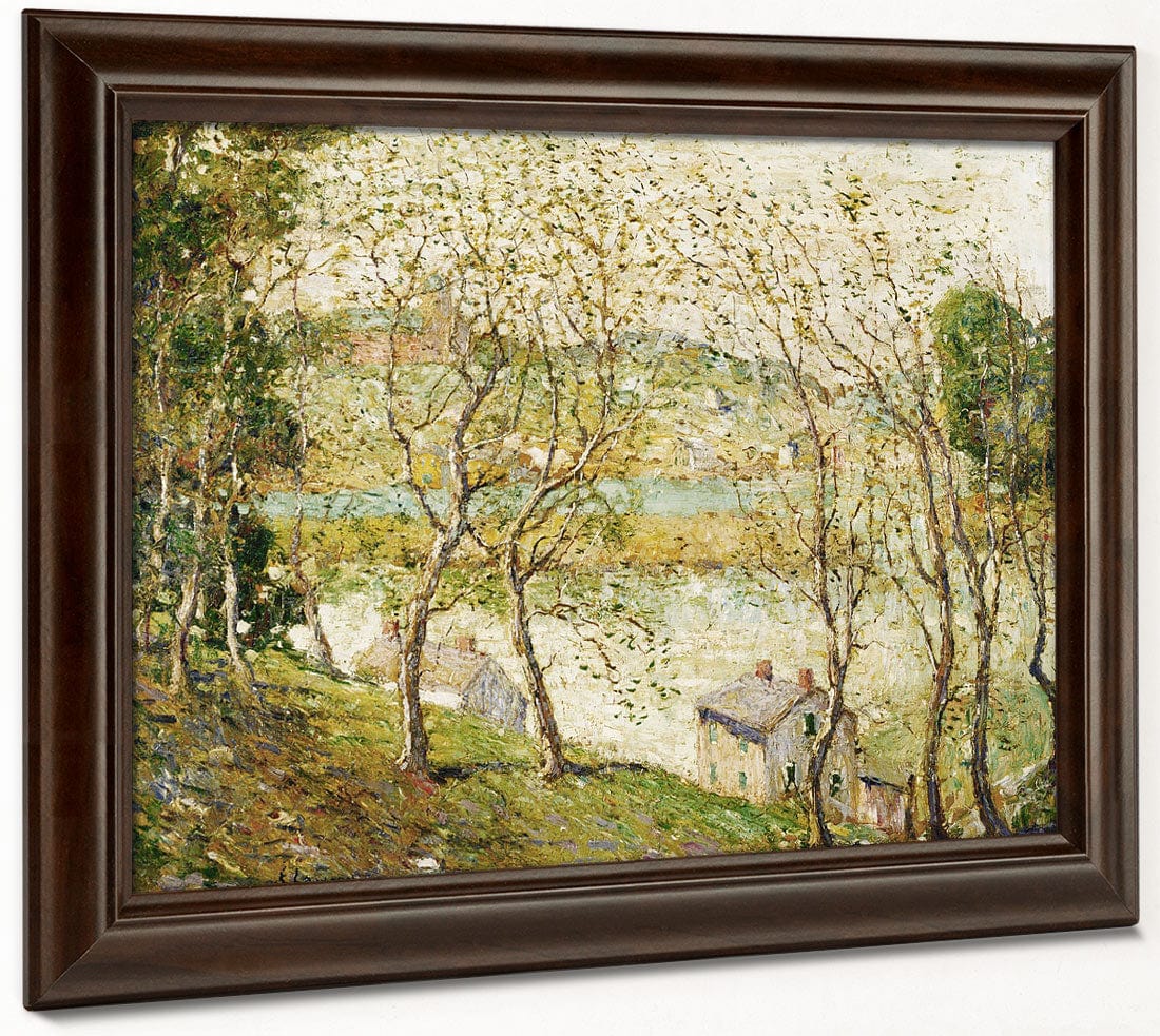 Springtime, Harlem River By Ernest Lawson - Image 4