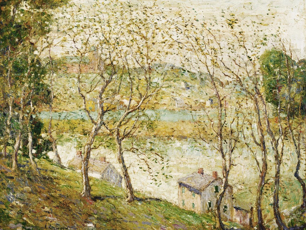 Springtime, Harlem River By Ernest Lawson - Image 5