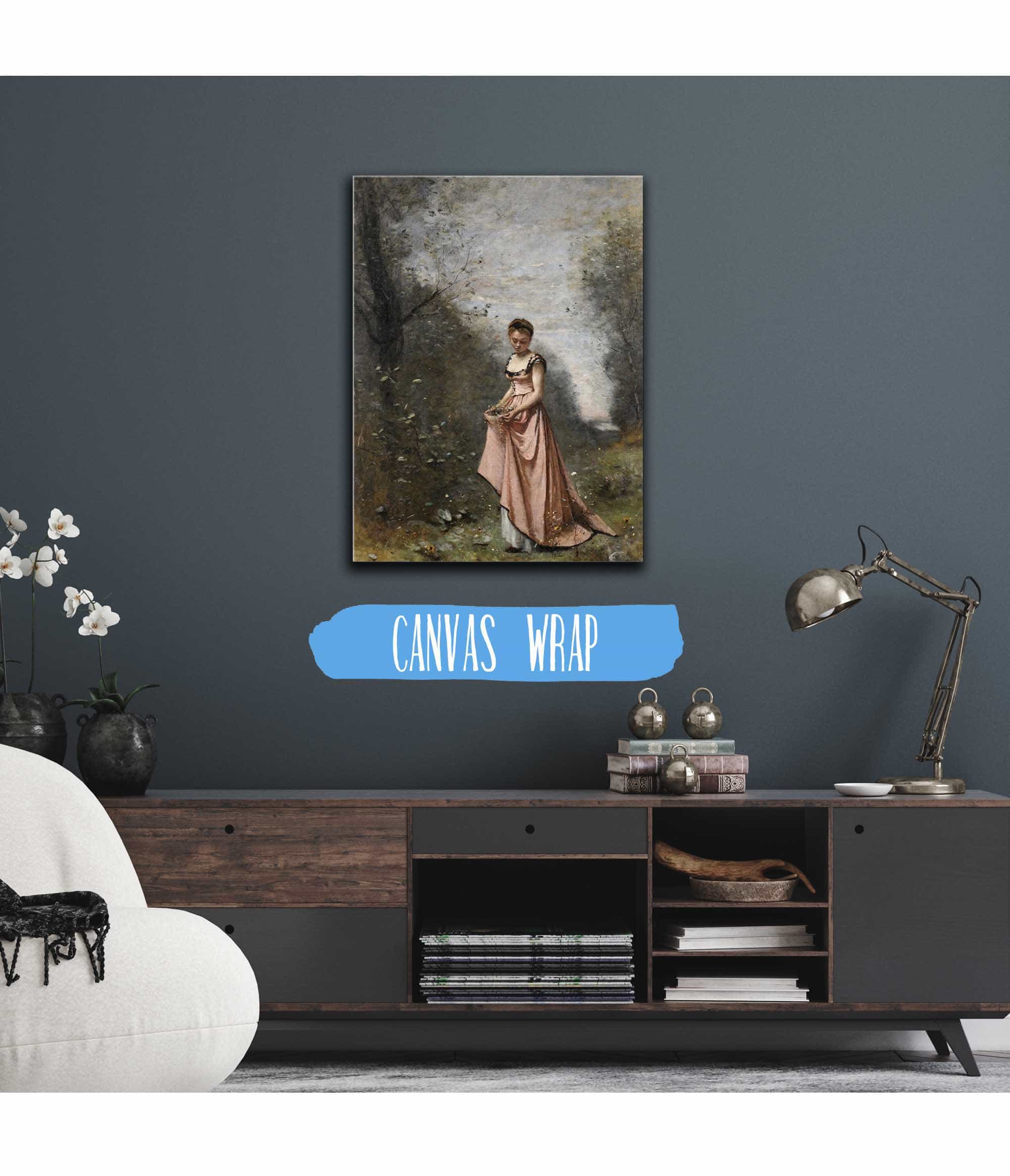 Springtime Of Life by Jean Baptiste Camille Corot - Image 3