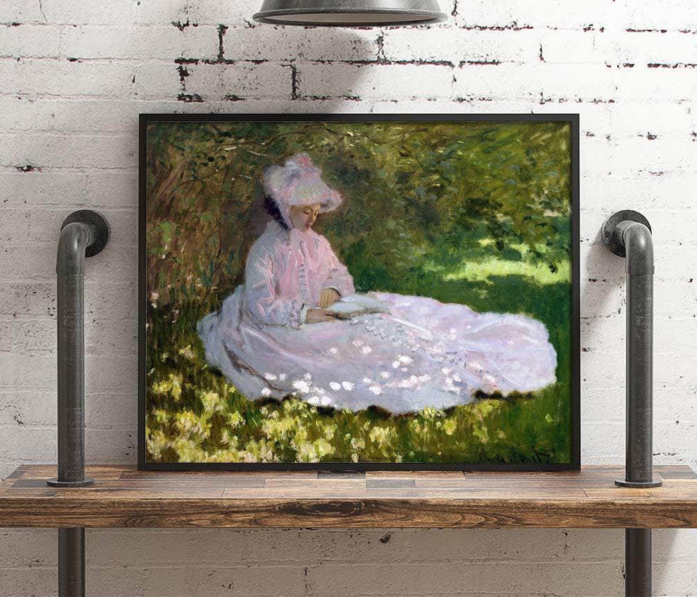 Springtime Painting Claude Monet Canvas Art - Image 4