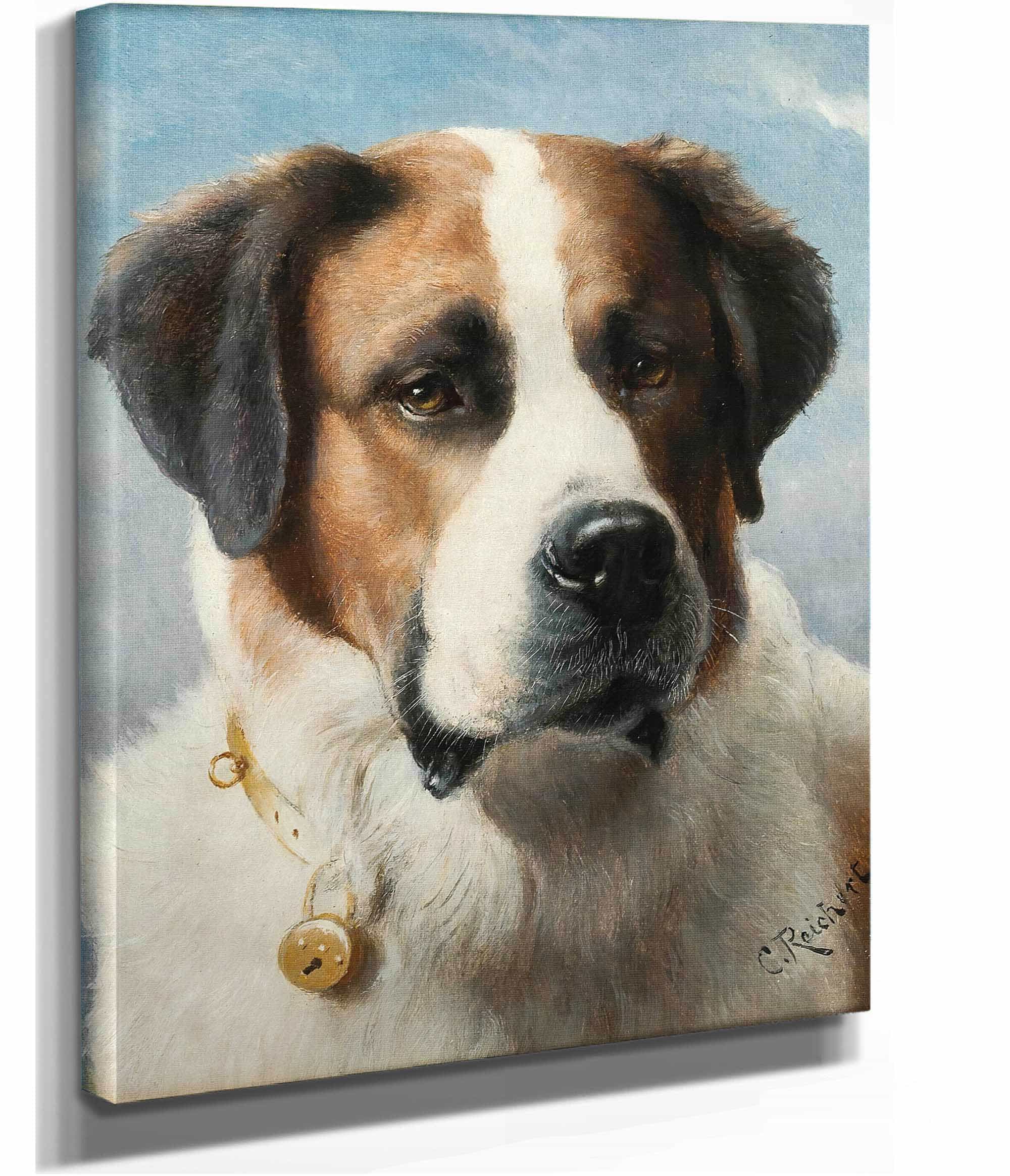 St Bernard by Carl Reichert - Image 2
