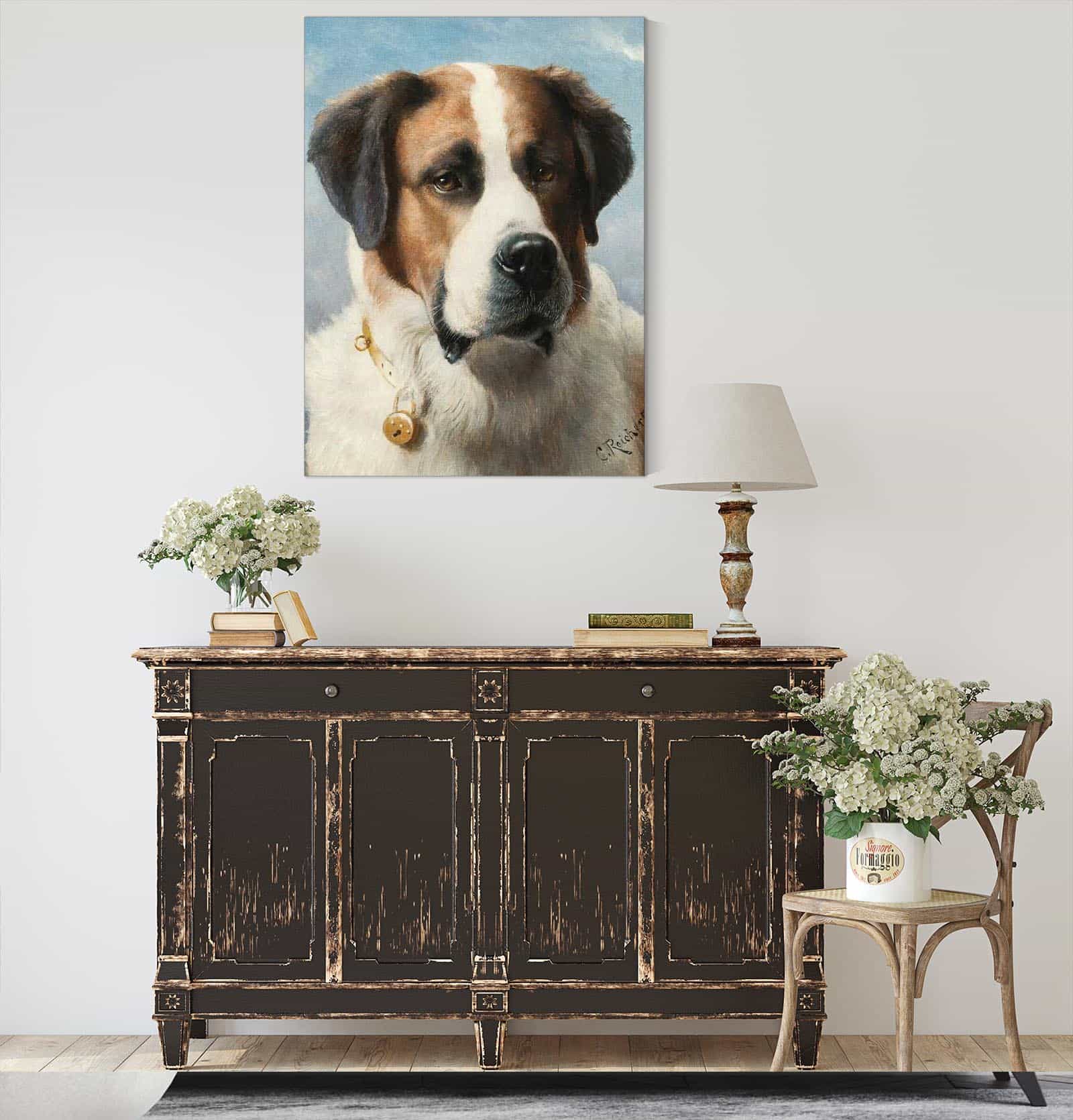 St Bernard by Carl Reichert - Image 4