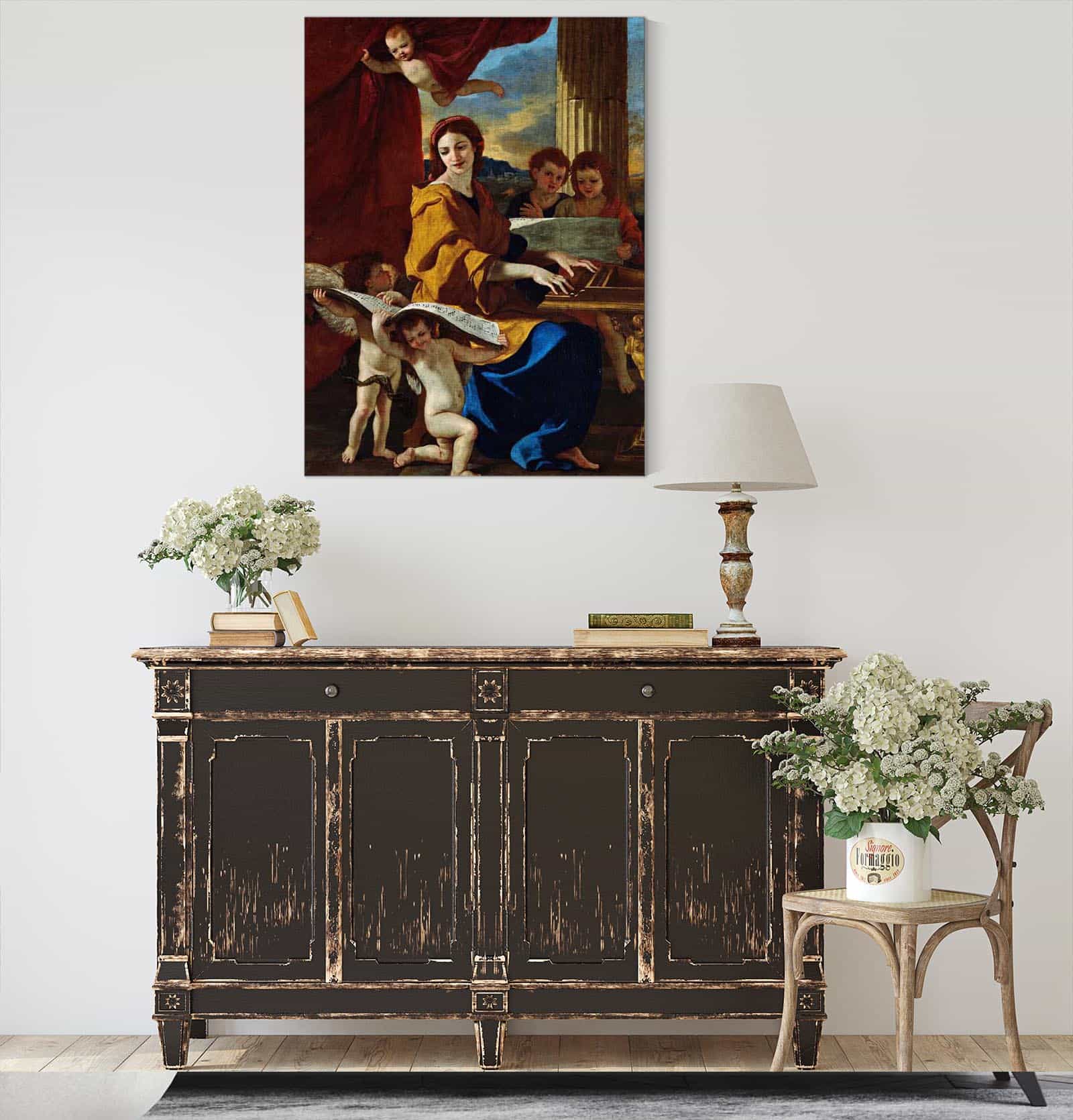 St Cecilia by Nicolas Poussin - Image 4
