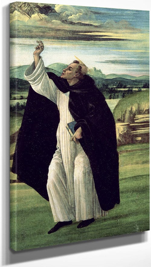 St. Dominic By Sandro Botticelli - Image 3