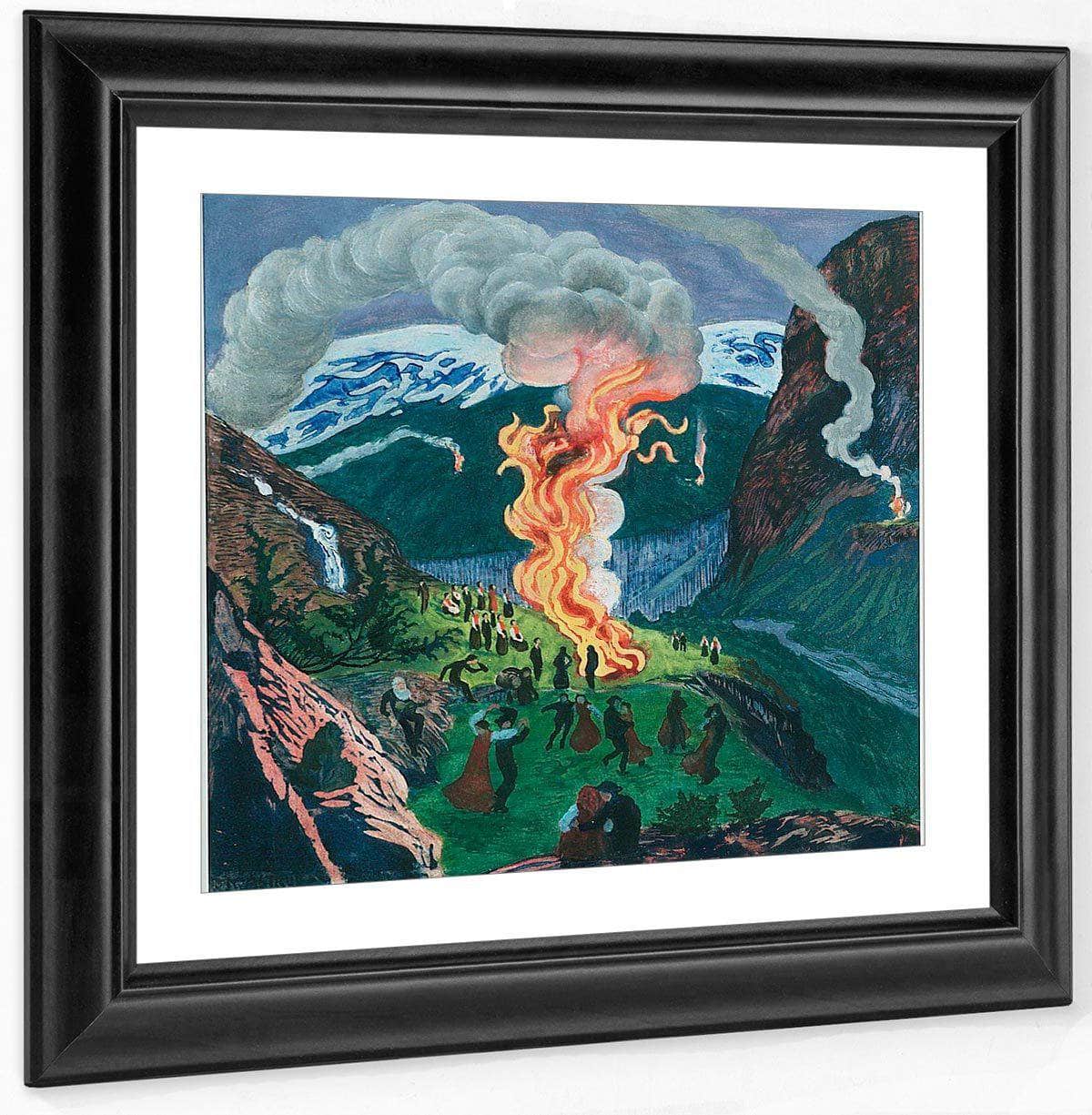 St. Hansbål (Also Known As Midsummer Bonfire) By Nicolai Astrup - Image 2