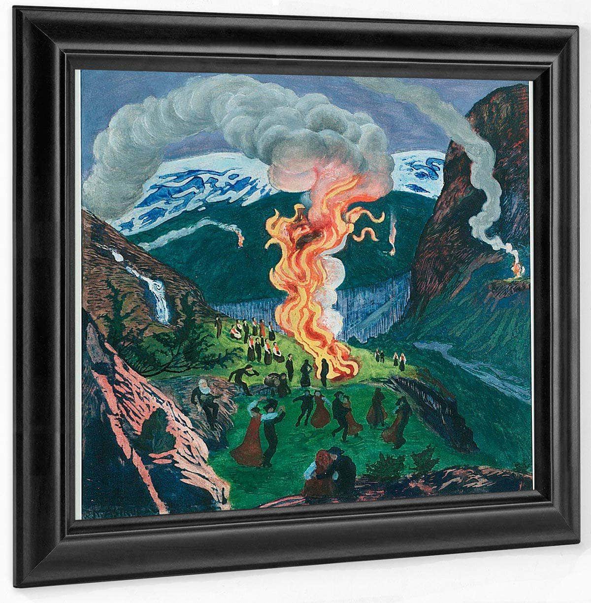 St. Hansbål (Also Known As Midsummer Bonfire) By Nicolai Astrup - Image 6