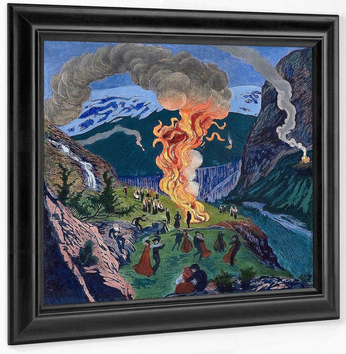 St. Hansbål (Also Known As Midsummer Night Bonfire) By Nicolai Astrup - Image 6
