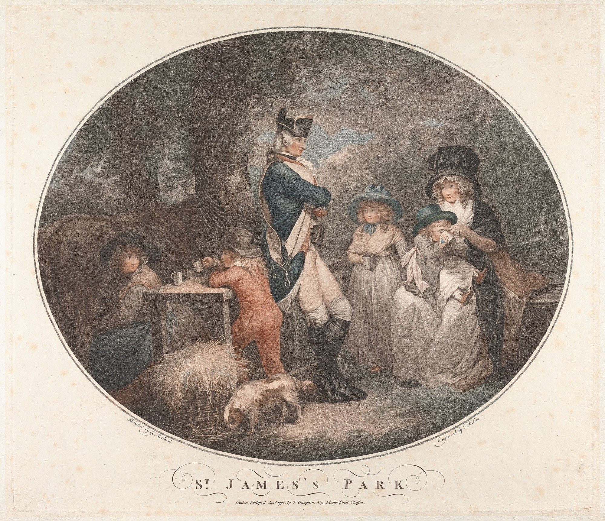 St James Park by George Morland - Image 2