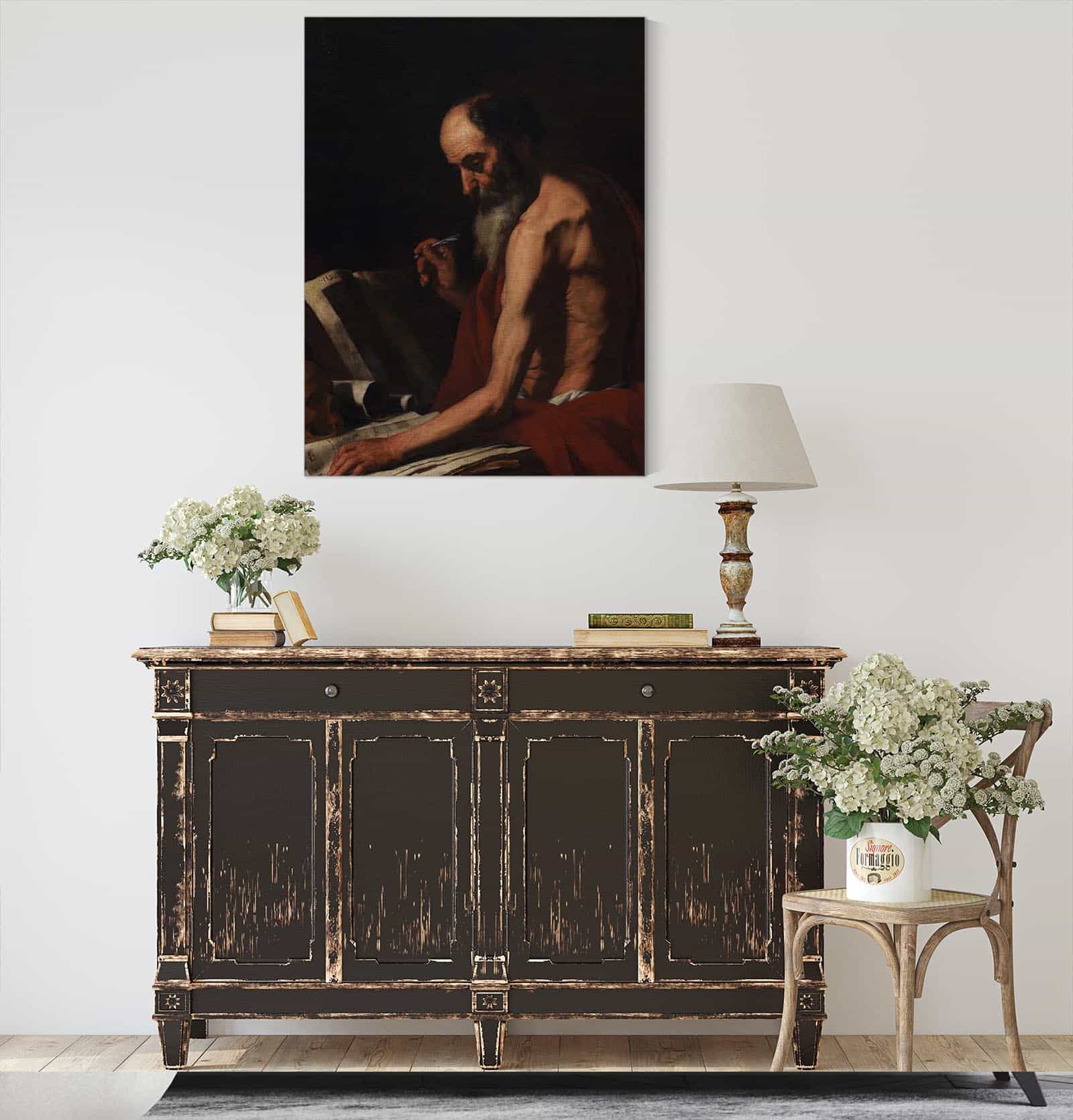 St Jerome by Jusepe De Ribera - Image 4