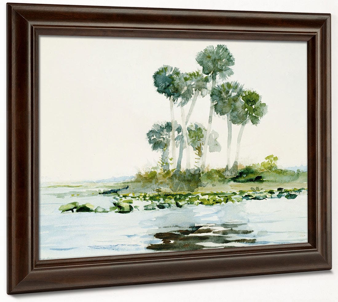 St. Johns River, Florida By Winslow Homer - Image 4