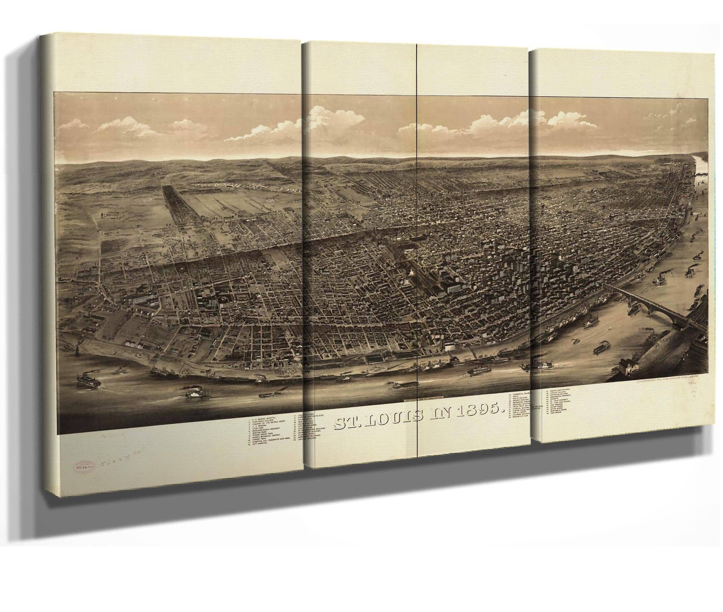 St Louis In 1895  State Of Missourri - Image 2