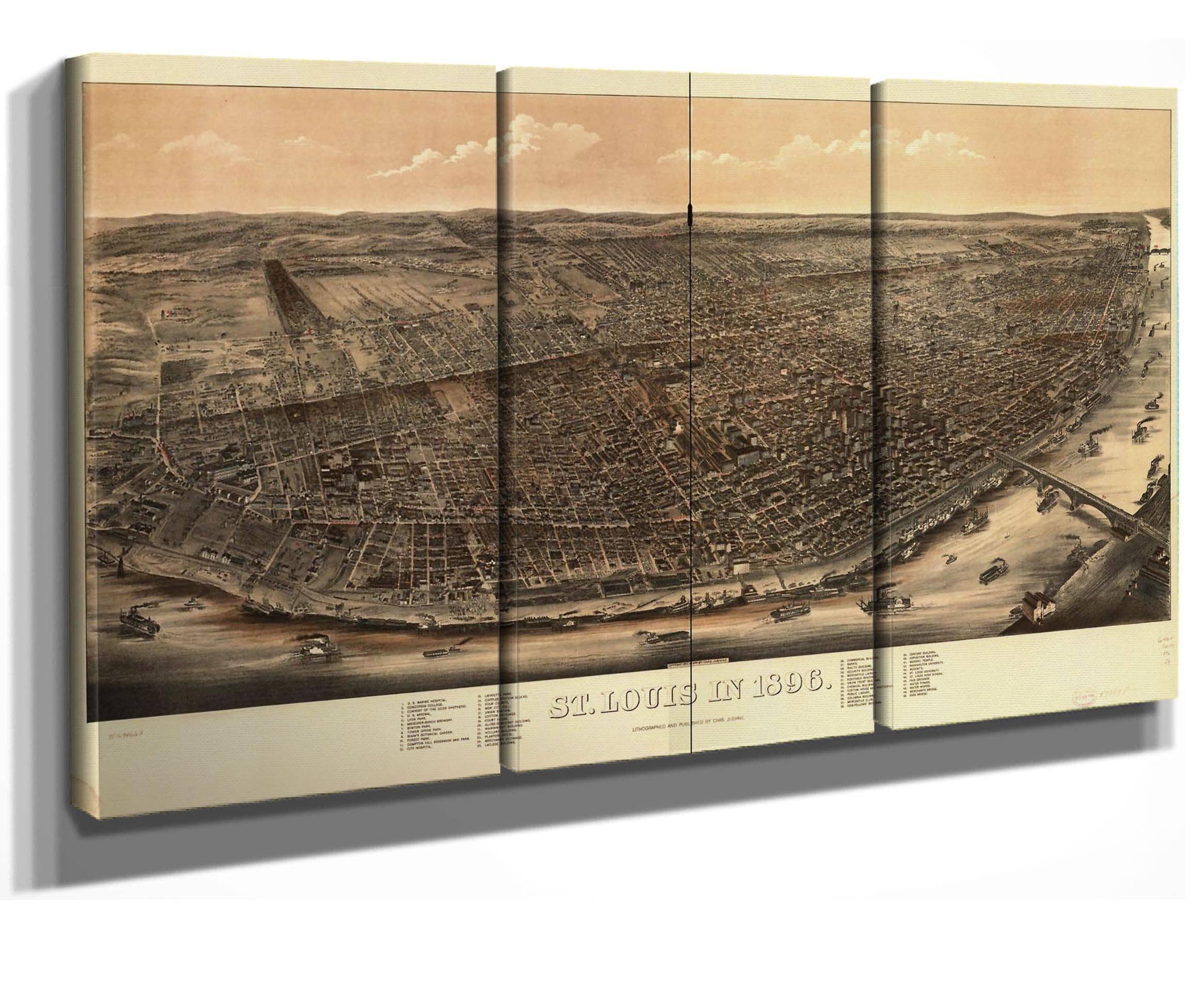 St Louis In 1896 State Of Missourri - Image 2