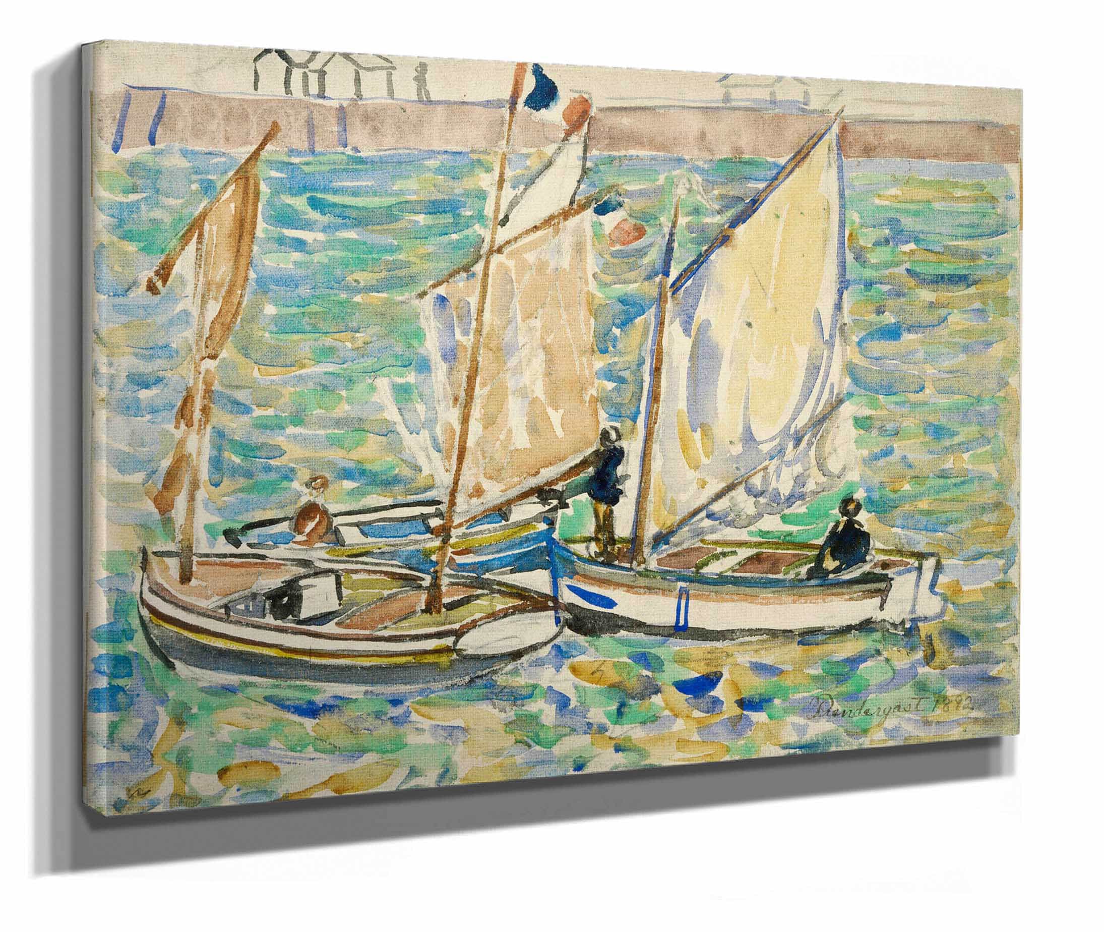 St Malo by Maurice Prendergast - Image 3