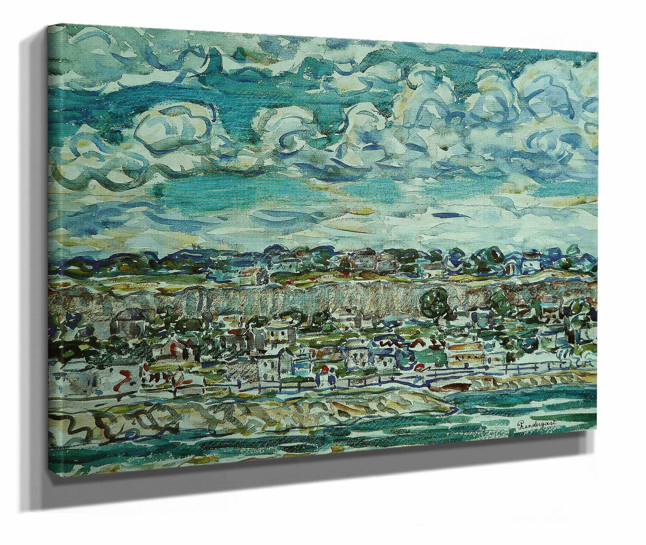 St Malo by Maurice Prendergast - Image 4