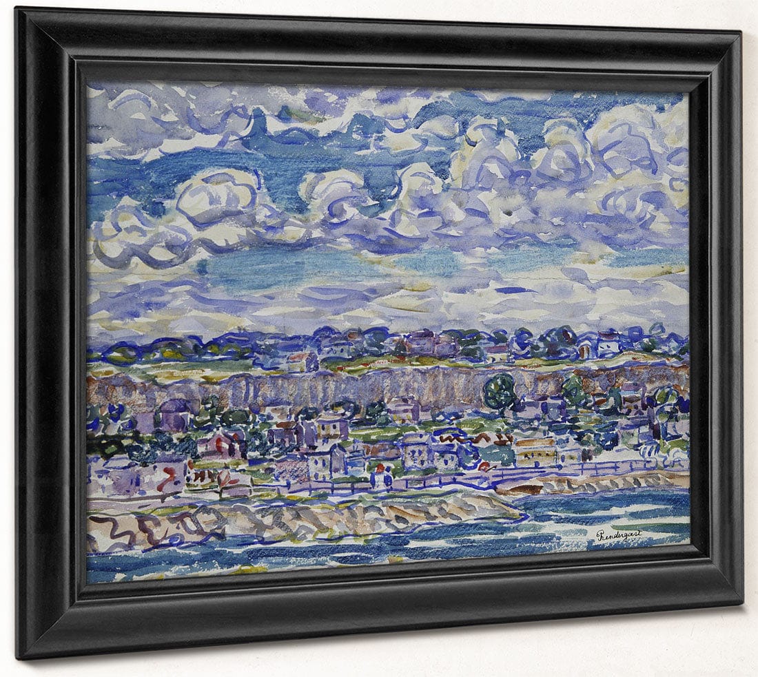 St. Malo By Maurice Brazil Prendergast - Image 8